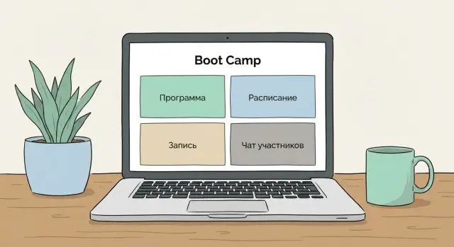 Как создать сайт для образовательного челленджа или буткемпа