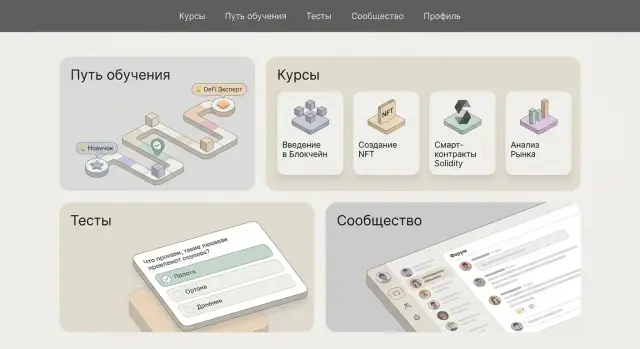 Как создать сайт для платформы обучения крипто и Web3