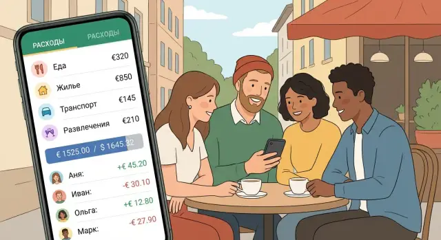 Как создать мобильное приложение для дележа расходов в поездке