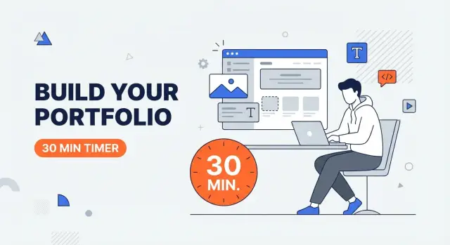 Как сделать сайт‑портфолио за 30 минут без кода