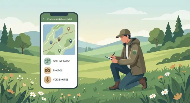 Как создать мобильное приложение для полевых заметок