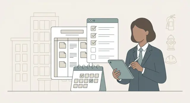 Веб-приложение для пожарной безопасности: реестр и проверки