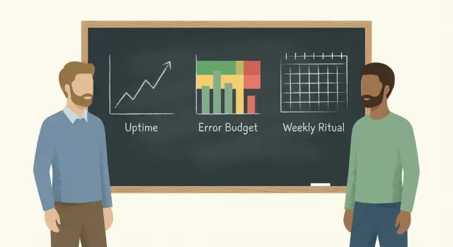 Бюджет ошибок для небольшой команды: SLO и ритуалы