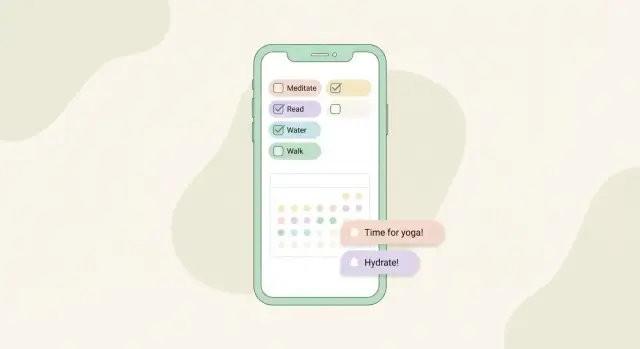 Как создать мобильное приложение для осознания привычек
