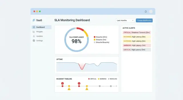 Как создать веб‑приложение для мониторинга нарушений SLA