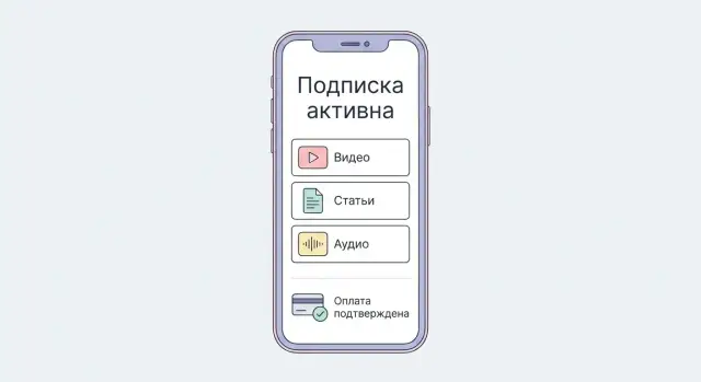 Как создать мобильное приложение с подпиской на контент
