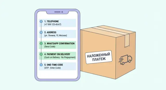 Как снизить RTO при наложенном платеже: OTP и WhatsApp