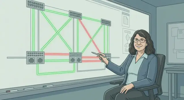 Радия Перлман и Spanning Tree: основа устойчивых сетей