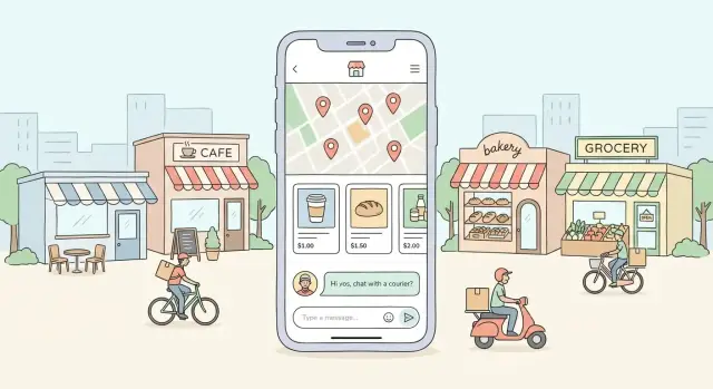 Как создать мобильное приложение для локального маркетплейса