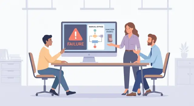 Сценарии отказа B2B-сервиса: обходы и план команды