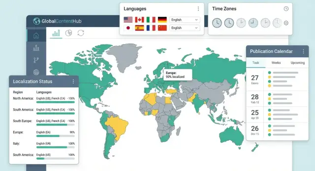 Как создать веб‑приложение для публикаций в разных регионах
