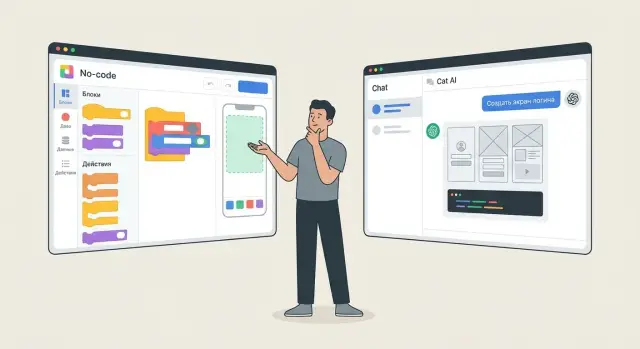 No-code и AI‑конструкторы приложений: сравнение для пользователей