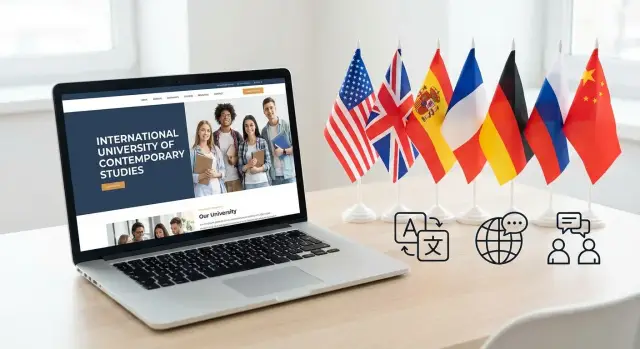 Как создать сайт школы или вуза с многоязычным контентом