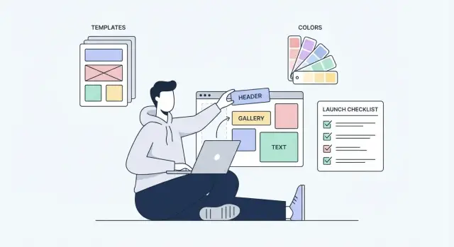 Как стартапу сделать сайт без дизайнера и разработчика