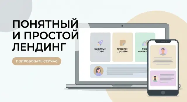 Как создать одностраничный лендинг для услуги: пошагово