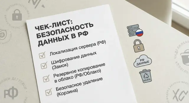 Резидентность данных для LLM: чек-лист перед стартом в РФ