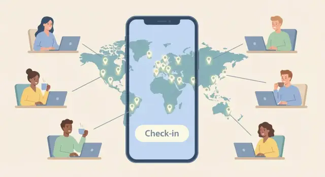 Как создать мобильное приложение для чек-инов удалённых