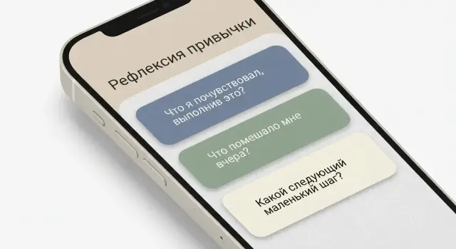 Как создать мобильное приложение для рефлексии привычек