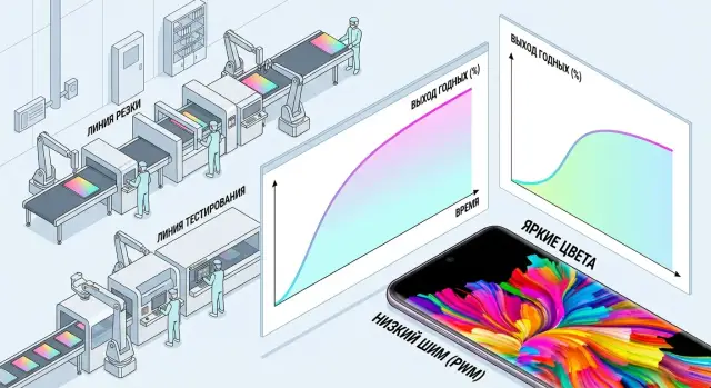 Как масштаб и выход годных OLED влияют на премиум‑смартфоны