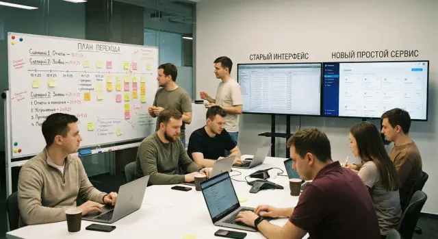 Замена устаревшего внутреннего софта без большого проекта