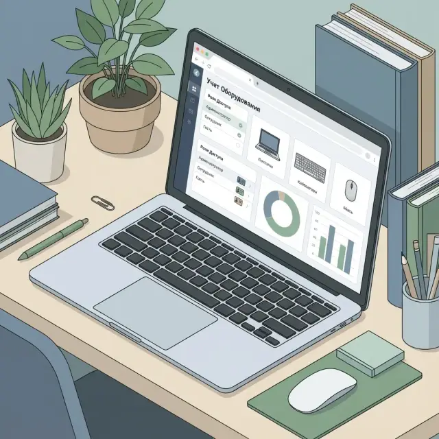 Веб‑приложение для учета оборудования и прав доступа сотрудников