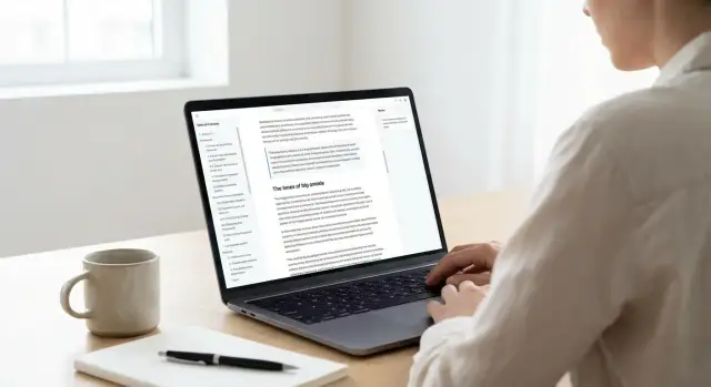 Как построить сайт, удобный для длинных учебных статей