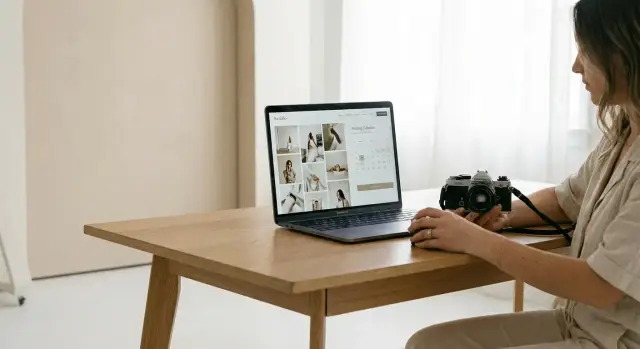 Как создать сайт фотографа: портфолио и онлайн-бронирование