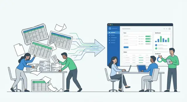 Как создать веб‑приложение вместо таблиц для бизнес‑операций