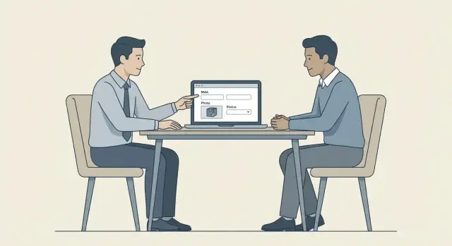 Веб-приложение для рекламаций B2B: процесс и статусы