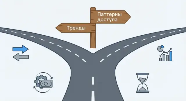 Выбор базы данных по паттернам доступа, а не по трендам