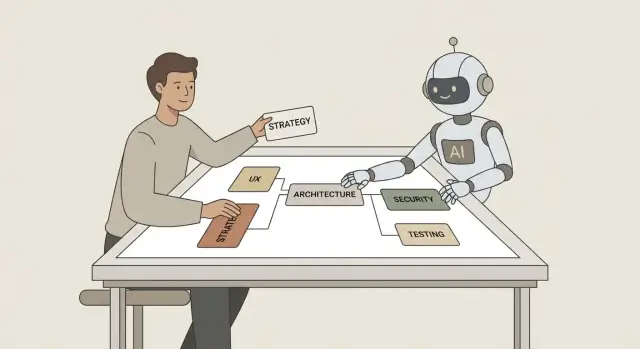 Какие решения в разработке приложения нельзя отдать ИИ