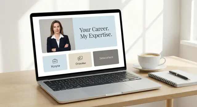 Как сделать сайт для карьерного коуча и услуг резюме