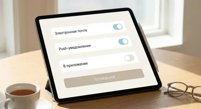 Уведомления без раздражения: email, push и in-app без спама