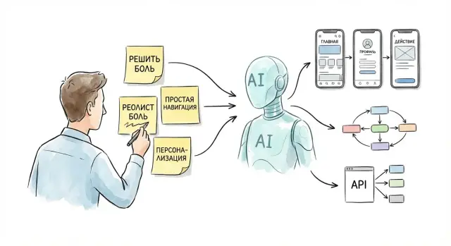 Как приложение рождается из намерения, когда помогает ИИ