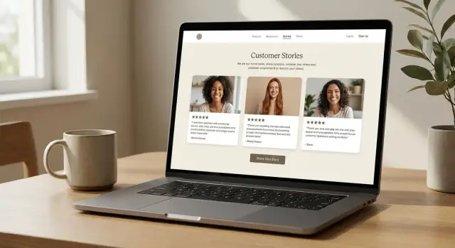 Как сделать сайт с историями клиентов и отзывами: план