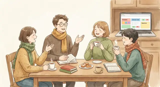 Веб-приложение для книжного клуба: MVP с голосованием