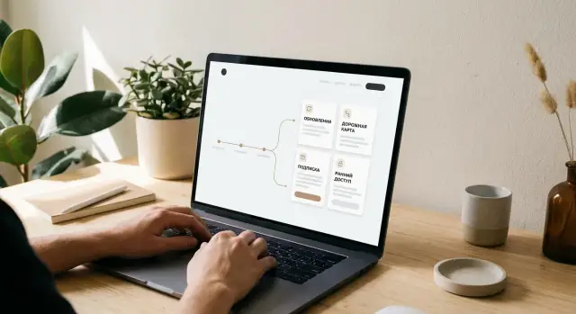 Как сделать сайт для продукта, который строится публично