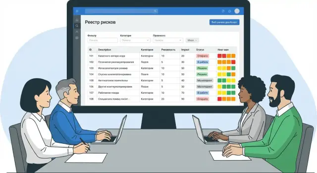 Как создать веб‑приложение для централизованного реестра рисков