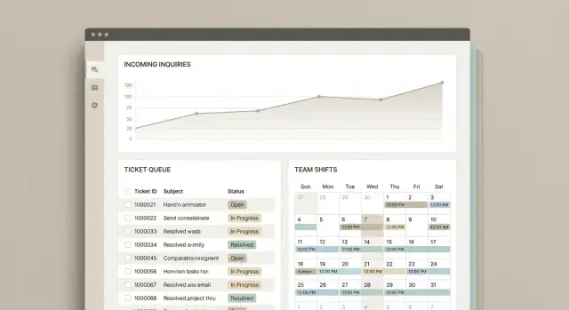 Как создать веб‑приложение для учета нагрузки саппорта и смен