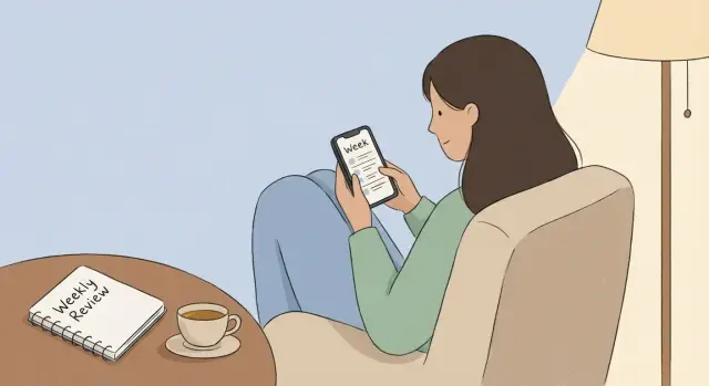 Как создать мобильное приложение для личных недельных итогов