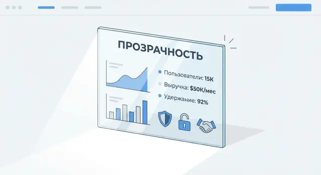 Страница прозрачности стартапа: как сделать сайт правильно