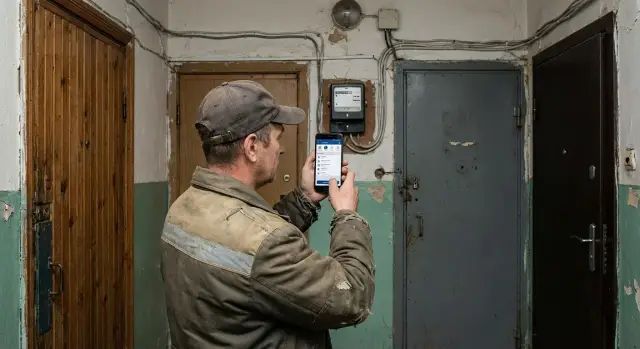 Мобильное приложение для снятия показаний счётчиков: офлайн и выгрузка