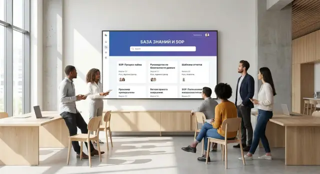 Как создать веб‑приложение для базы знаний и SOP компании