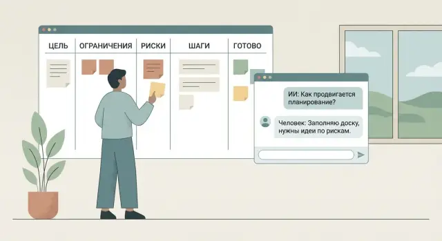 Planning mode перед генерацией кода: шаблон планирования