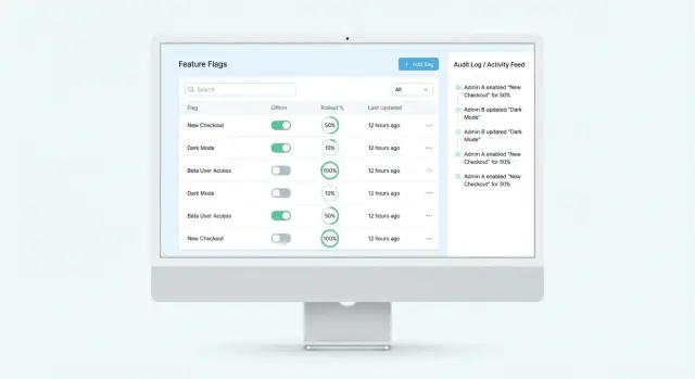Как создать веб‑приложение для фичефлагов и раскаток