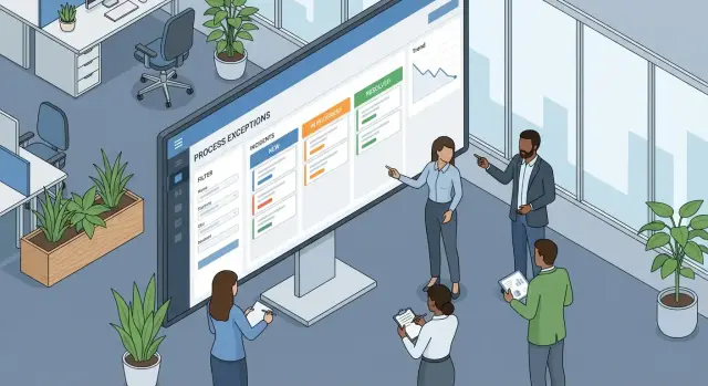 Как создать веб‑приложение для учета исключений процессов