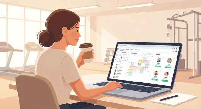 Как создать веб‑приложение для зала: абонементы и график