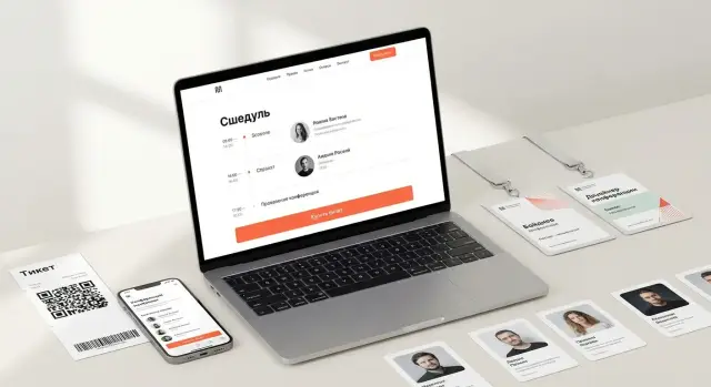 Сайт конференции: программа, спикеры и продажа билетов