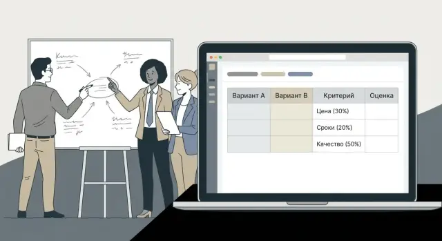Как создать сайт для матрицы сравнения техрешений