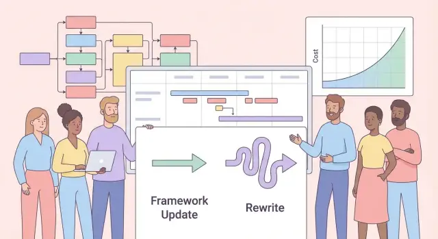 Почему обновление фреймворка иногда дороже переписывания